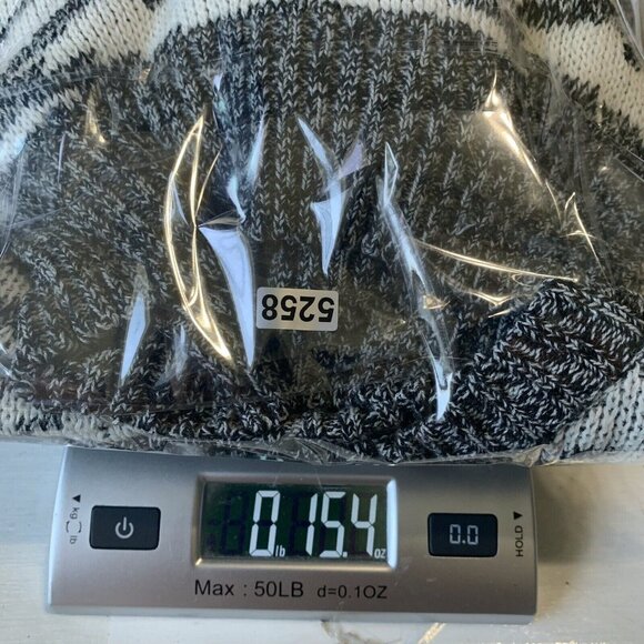 Vintage Barnaby Mens Sweater Sz Large Black White Retro Abstract 90s 80s Cosby - Picture 7 of 7